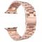 Lyxigt Metallarmband Apple Watch 42/44/45/49 mm Roséguld