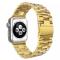 Lyxigt Metallarmband Apple Watch 42/44/45/49 mm Guld