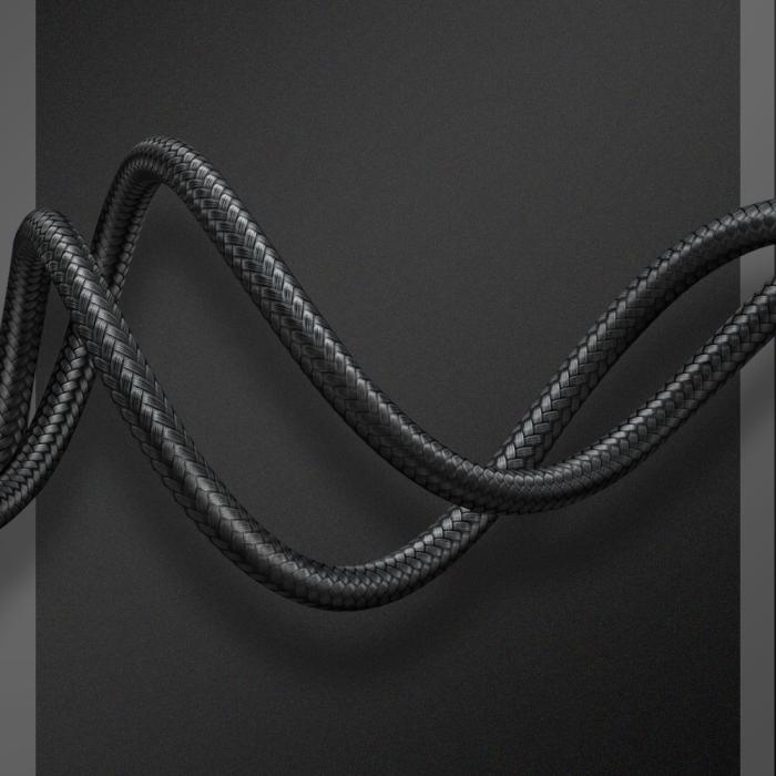 Bild 4, AMORUS MicroUSB 1 Meter - Svart