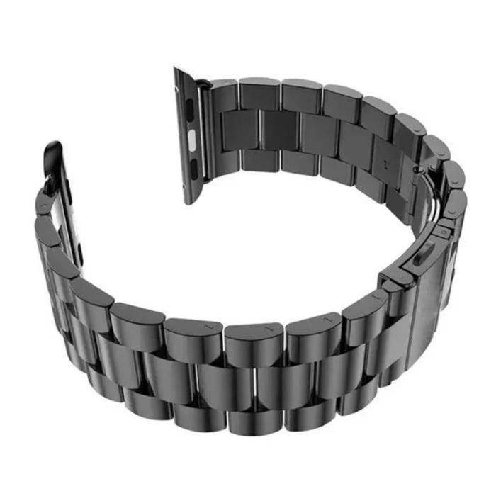 Bild 5, Lyxigt Metallarmband Apple Watch 42/44/45/49 mm Svart