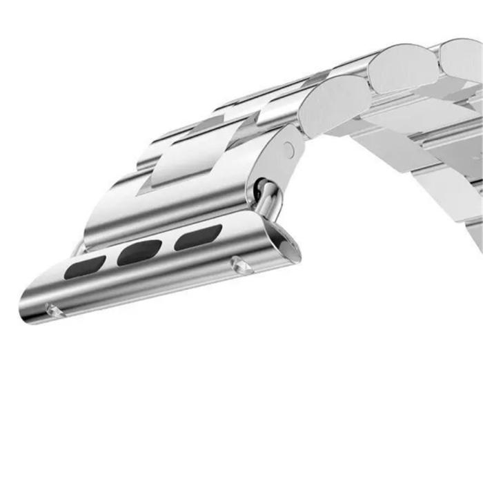 Bild 3, Lyxigt Metallarmband Apple Watch 42/44/45/49 mm Silver
