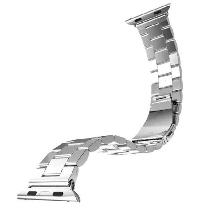 Bild 5, Lyxigt Metallarmband Apple Watch 41/40/38 mm - Silver