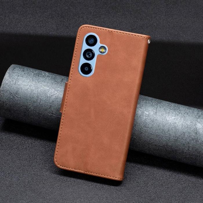 Bild 5, Samsung Galaxy A54 5G Fodral Solid Shark Läder Brun