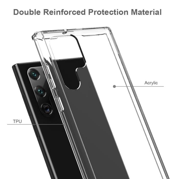 Bild 2, Samsung Galaxy S22 Ultra Skal Akryl/TPU Hybrid Transparent