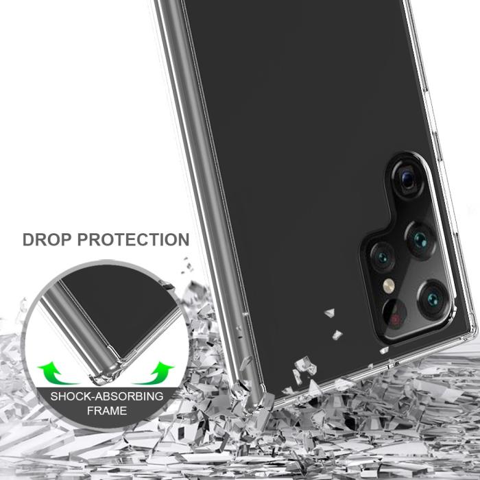 Bild 4, Samsung Galaxy S22 Ultra Skal Akryl/TPU Hybrid Transparent