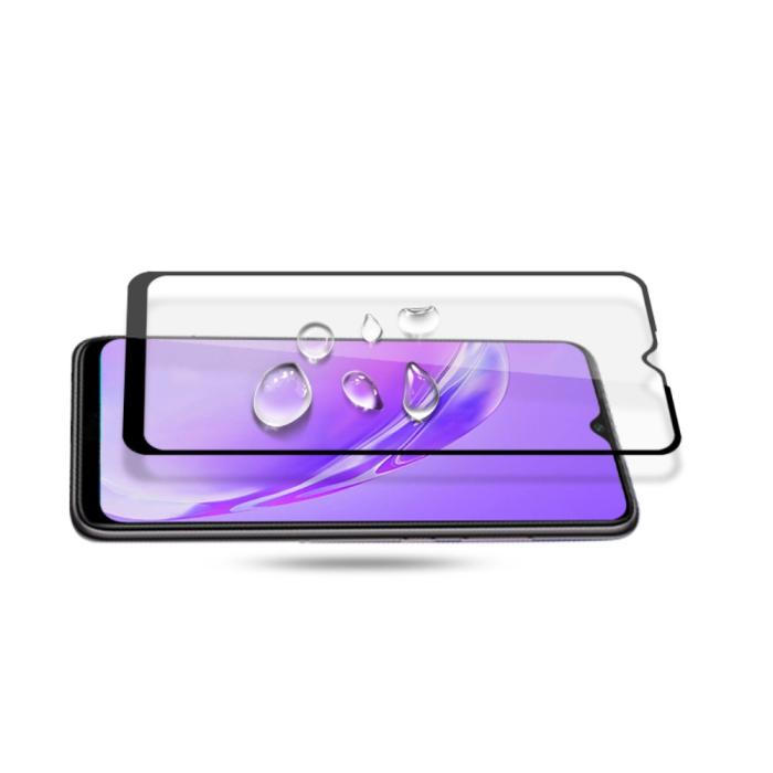 Bild 4, AMORUS Samsung Galaxy A03s Heltäckande Skärmskydd Härdat Glas