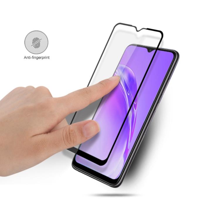 Bild 5, AMORUS Samsung Galaxy A03s Heltäckande Skärmskydd Härdat Glas