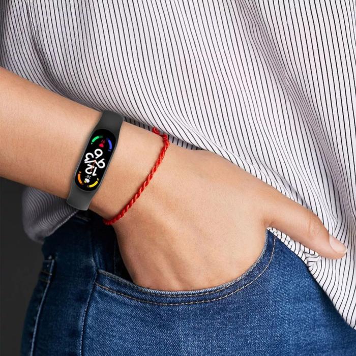 Bild 3, Tech-Protect Xiaomi Mi Smart Band 5 / 6 / 7 Armband Iconband Army Green