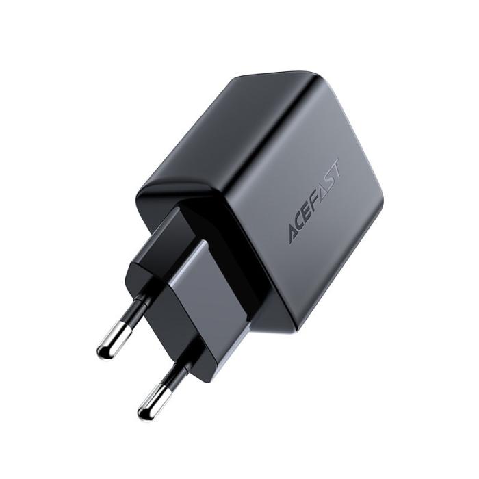 Bild 2, Acefast 20W PD USB-C Snabbladdare Väggladdare Svart