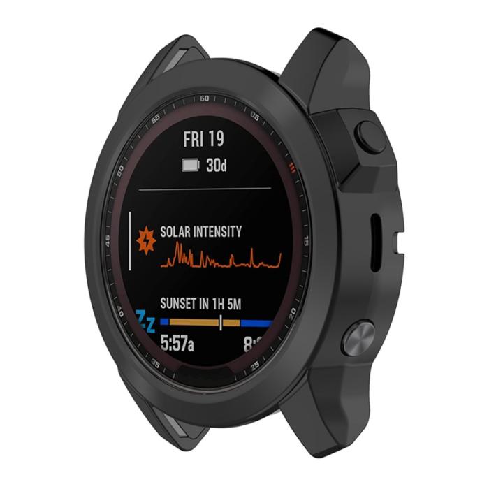 Bild 1, Garmin Fenix 7X/7X Solar Skal TPU Svart