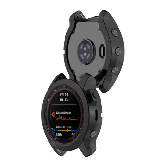 Bild 2, Garmin Fenix 7X/7X Solar Skal TPU Svart