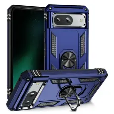 Google Pixel 8 Skal Armor Ring Hybrid Blå