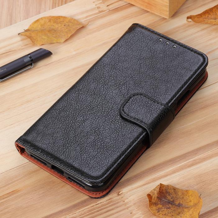Bild 6, Xiaomi Redmi Note 12 4G Fodral Split Läder Svart