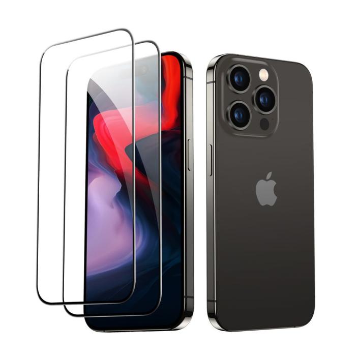 Bild 2, ESR iPhone 15 Pro 2-PACK Skärmskydd Härdat Glas
