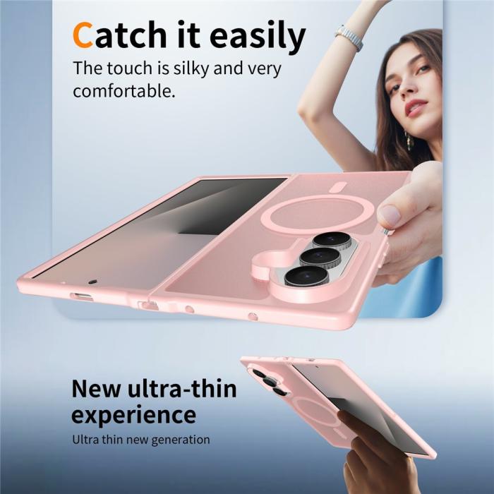 Bild 5, Samsung Galaxy Z Fold 8 Ultra Skal MagSafe TPU Rosa