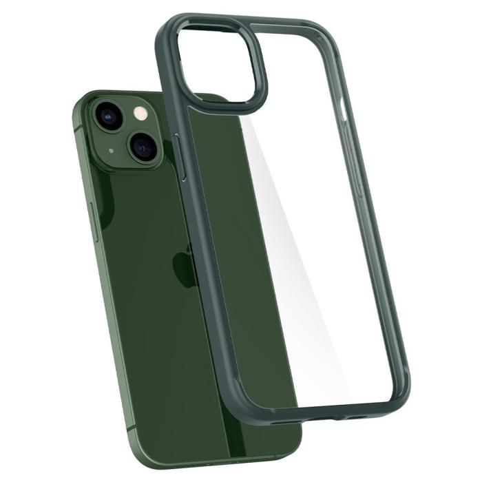 Bild 6, Spigen iPhone 13 Skal Ultra Hybrid Midnight Green
