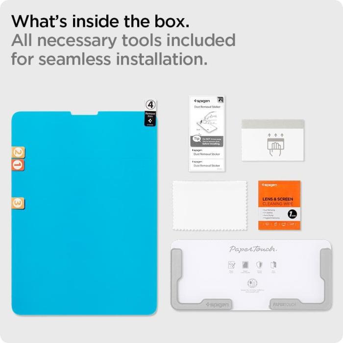 Bild 6, Spigen iPad Air 4/5 / Pro 11 PAPER TOUCH PRO Matt Skärmskydd