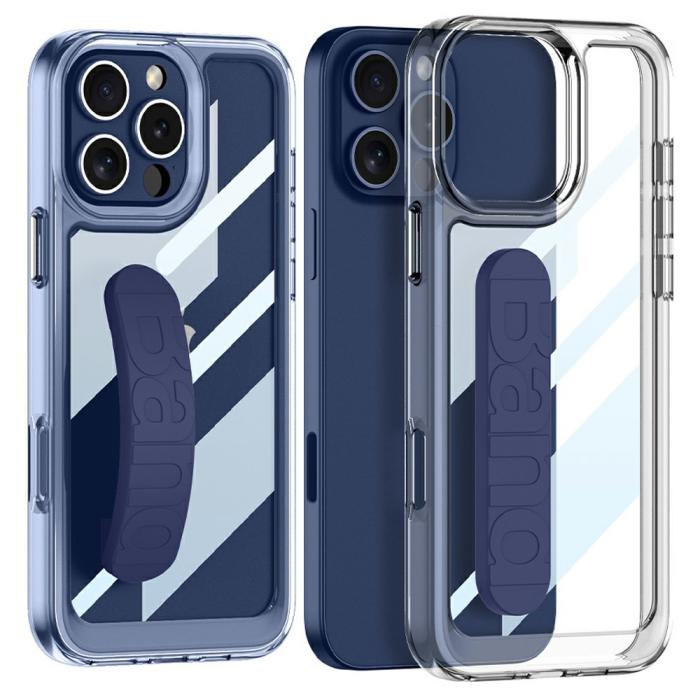 Bild 1, GKK iPhone 16 Pro Skal Hand Strap Hybrid Blå