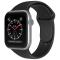 Apple Watch 38/40/41 mm Silikon Armband (M/L) Svart