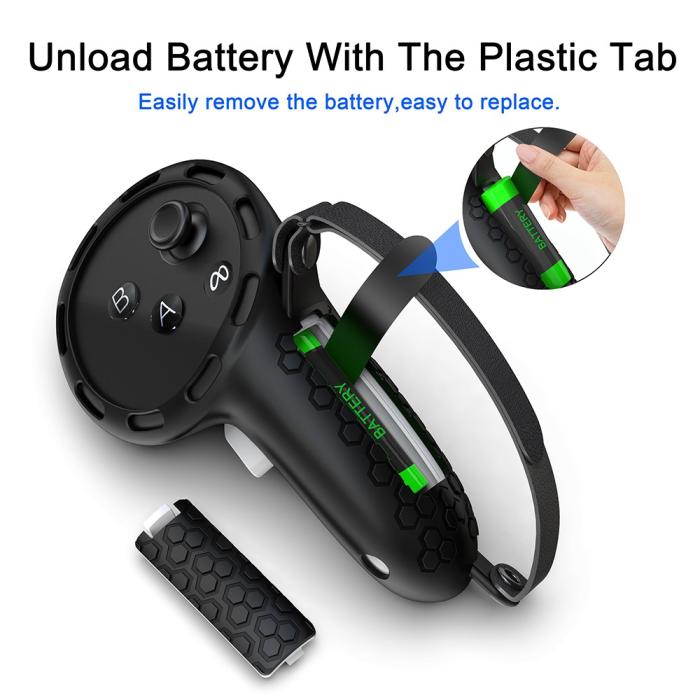 Bild 3, Meta Quest 3/3S Skal Till Handkontroll Svart