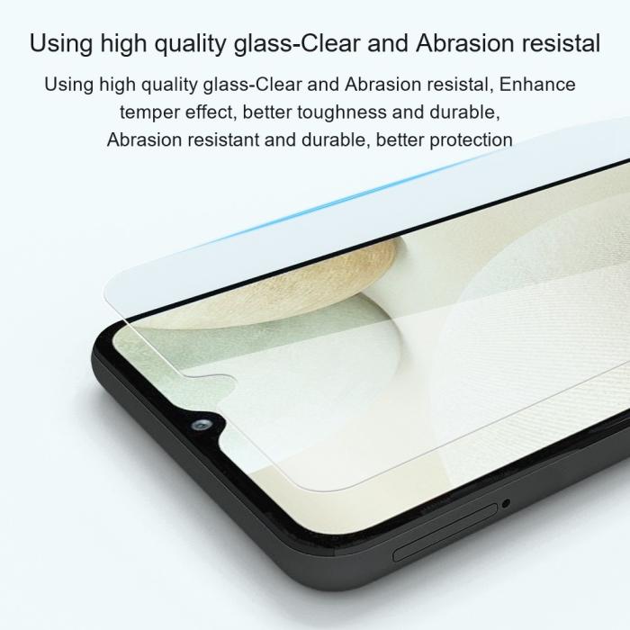 Bild 4, AMORUS Samsung Galaxy A04s / A13 5G Skärmskydd Härdat Glas