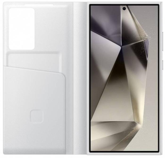 Bild 3, Samsung Galaxy S24 Ultra Fodral Smart Clear View White