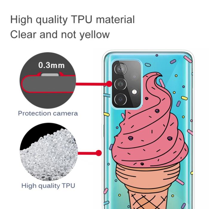 Bild 3, Samsung Galaxy A32 5G - Skal Med Tryck - Glass
