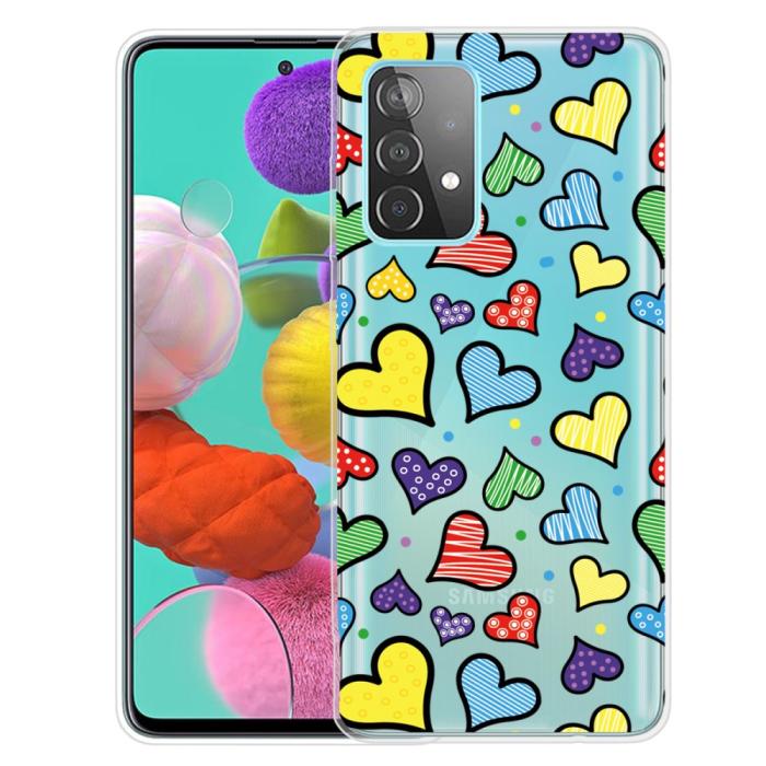 Bild 1, Samsung Galaxy A32 5G - Skal Med Tryck - Hjärtan