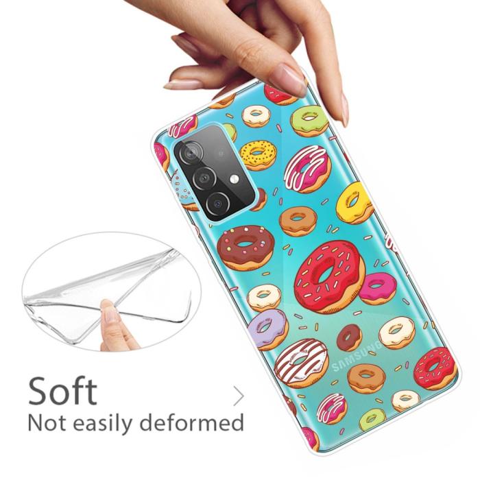 Bild 2, Samsung Galaxy A32 5G - Skal Med Tryck - Donuts