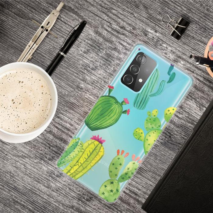 Bild 4, Samsung Galaxy A32 5G - Skal Med Tryck - Cactus