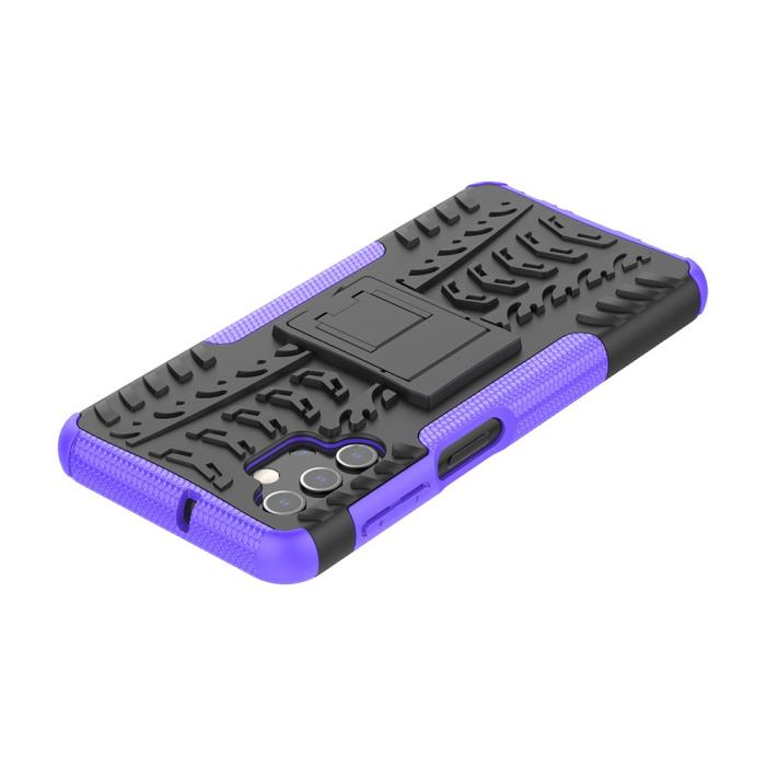 Bild 5, Samsung Galaxy A32 5G - Ultimata Stöttåliga Skalet med Stöd - Lila