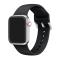 Silikon Armband - Apple Watch 41/40/38 mm - Svart