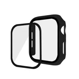 Härdat Glas Skydd Apple Watch 44 mm Svart