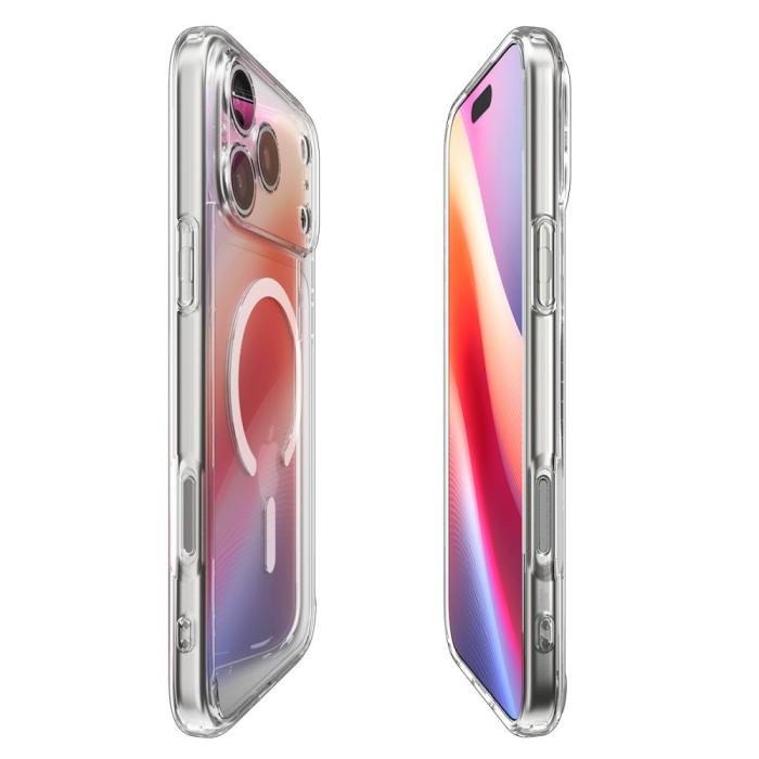 Bild 6, Spigen iPhone 17 Pro Max Skal MagSafe Ultra Hybrid Transparent