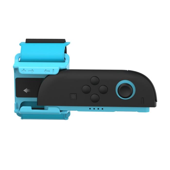 Bild 3, DOBE 2-PACK Nintendo Switch 2 Joy-Con Armband Röd / Blå