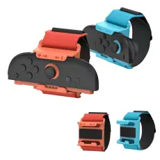 DOBE 2-PACK Nintendo Switch 2 Joy-Con Armband R&ouml;d / Bl&aring;