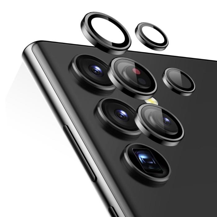 Bild 2, ESR Samsung Galaxy S23 Ultra Linsskydd Härdat Glas Svart
