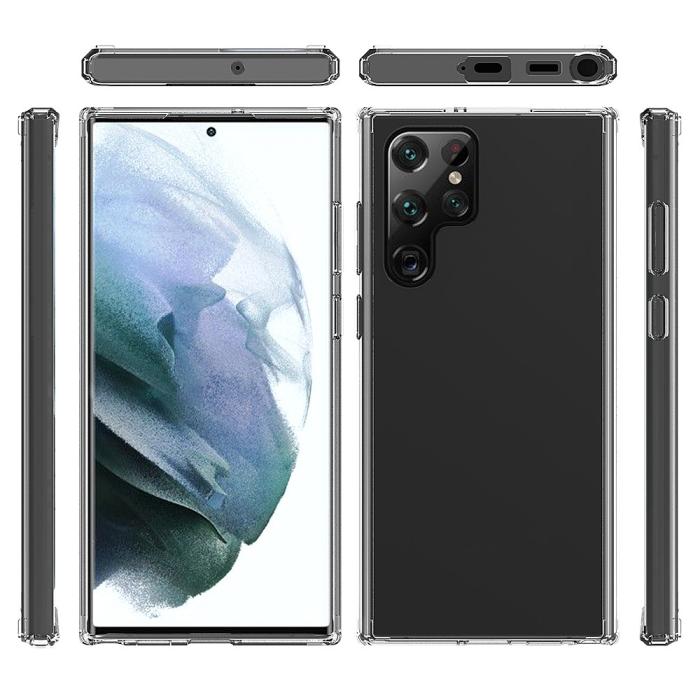 Bild 6, Samsung Galaxy S22 Ultra Skal Akryl/TPU Hybrid Transparent