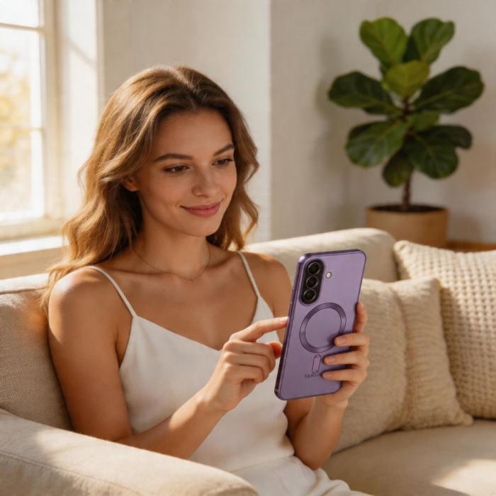 Bild 5, Tech-Protect Galaxy A37 5G Skal MagSafe MagFlex Cobalt Violet