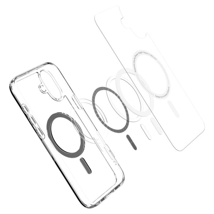 Bild 4, Spigen iPhone 16 Plus Skal MagSafe Ultra Hybrid Svart