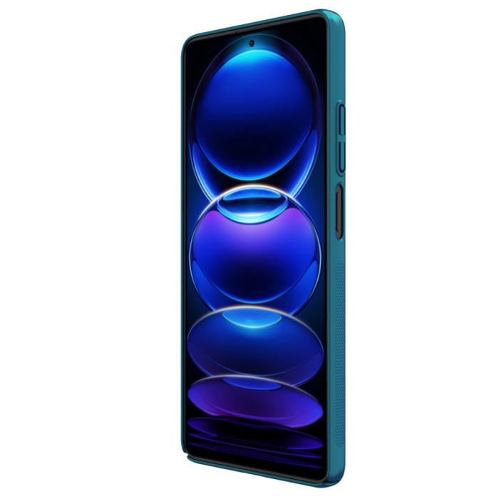 Bild 5, NILLKIN Xiaomi Redmi Note 12 Pro 5G Skal Frosted Shield Blå