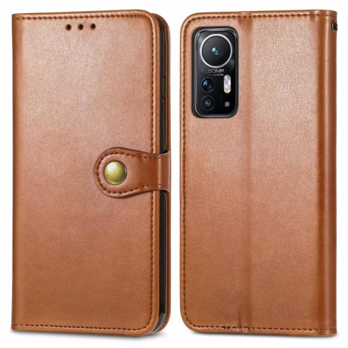Bild 2, Xiaomi 12 Fodral Mässing Magnet Brun