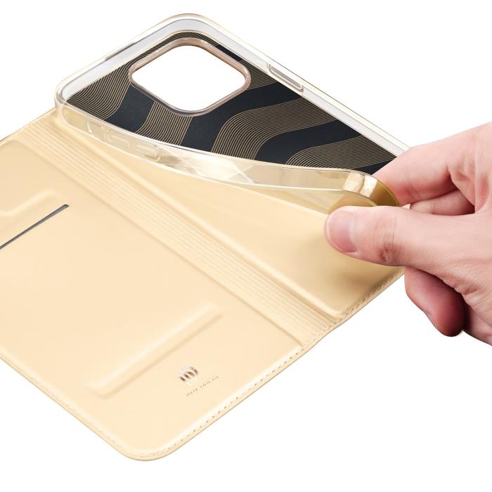 Bild 6, DUX DUCIS iPhone 14 Pro Fodral Skin Pro Guld