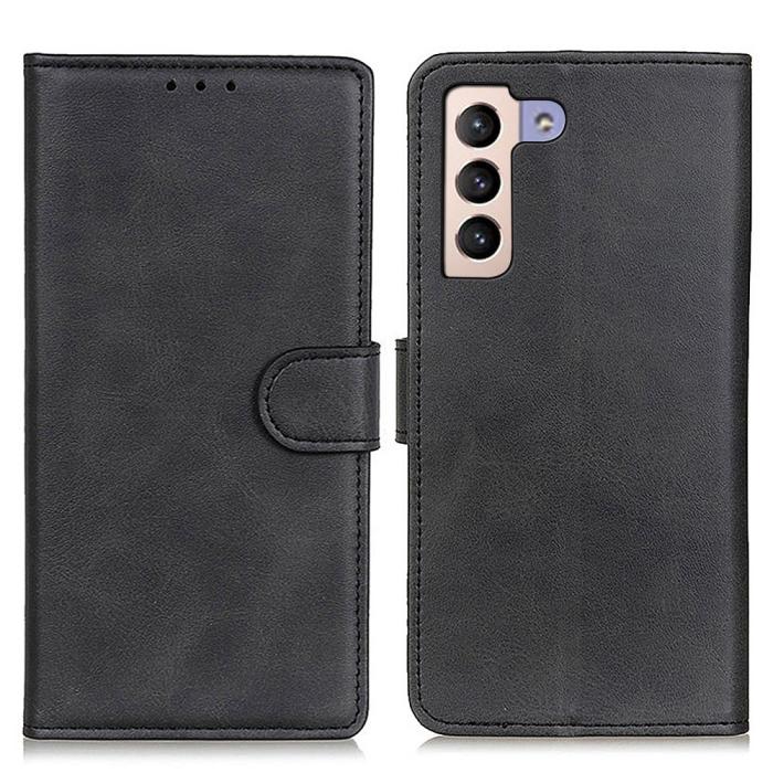 Bild 1, Samsung Galaxy S23 Plus Fodral Solid Läder Svart