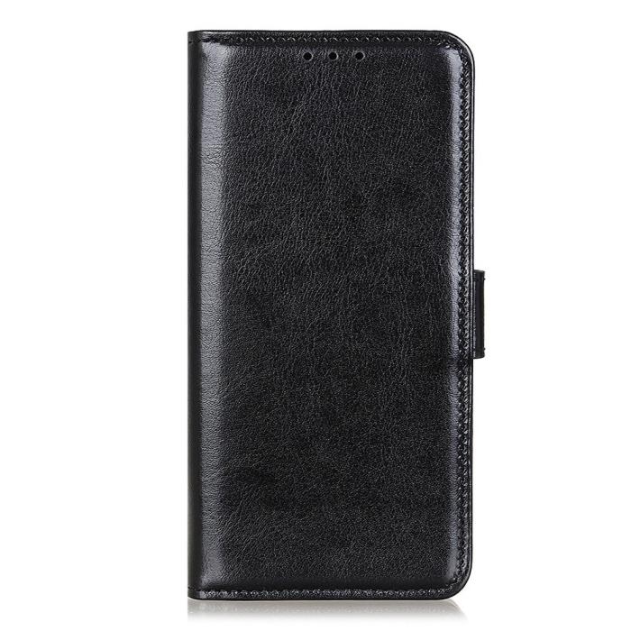 Bild 5, iPhone 16 Pro Fodral Läder Crazy Horse Svart