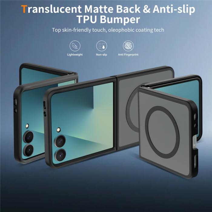 Bild 2, Samsung Galaxy Z Flip 8 Skal MagSafe TPU Svart