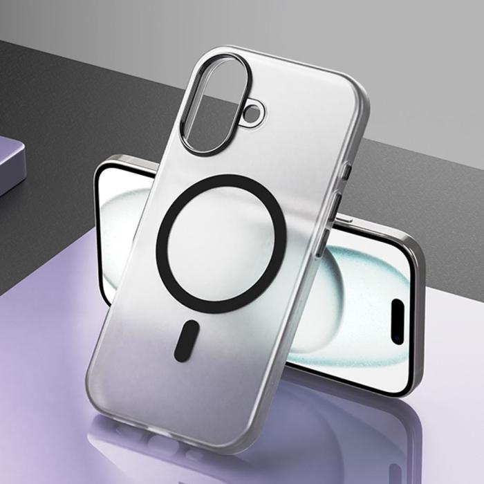 Bild 6, iPhone 16 Plus Skal MagSafe Skin Touch Matt Lila