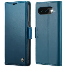 CASEME Google Pixel 10a Fodral RFID L&auml;der Bl&aring;