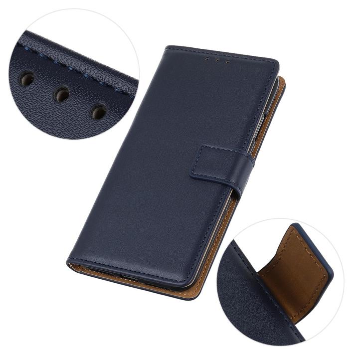 Bild 6, Motorola Moto G71 Fodral Läder Blå