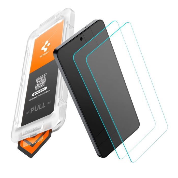 Bild 5, Spigen Galaxy S26 Ultra 2-PACK Skärmskydd GLAS.tR 